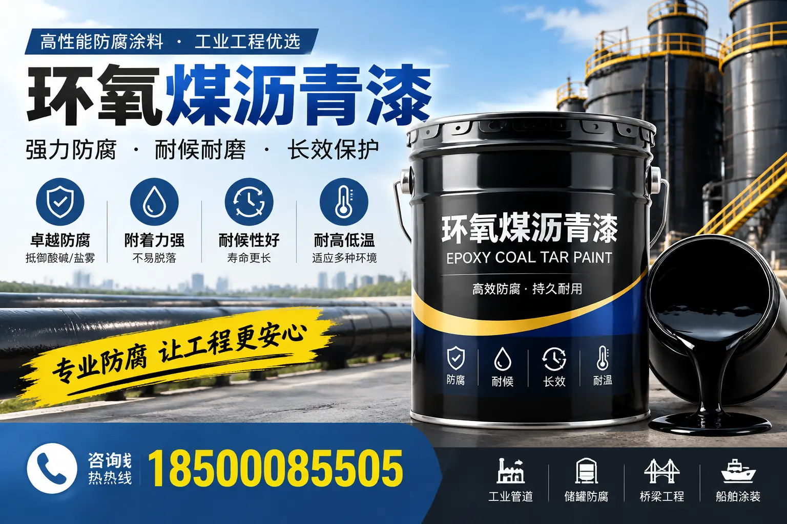 环氧煤沥青漆的施工方法与注意事项，确保在成都顺利完成